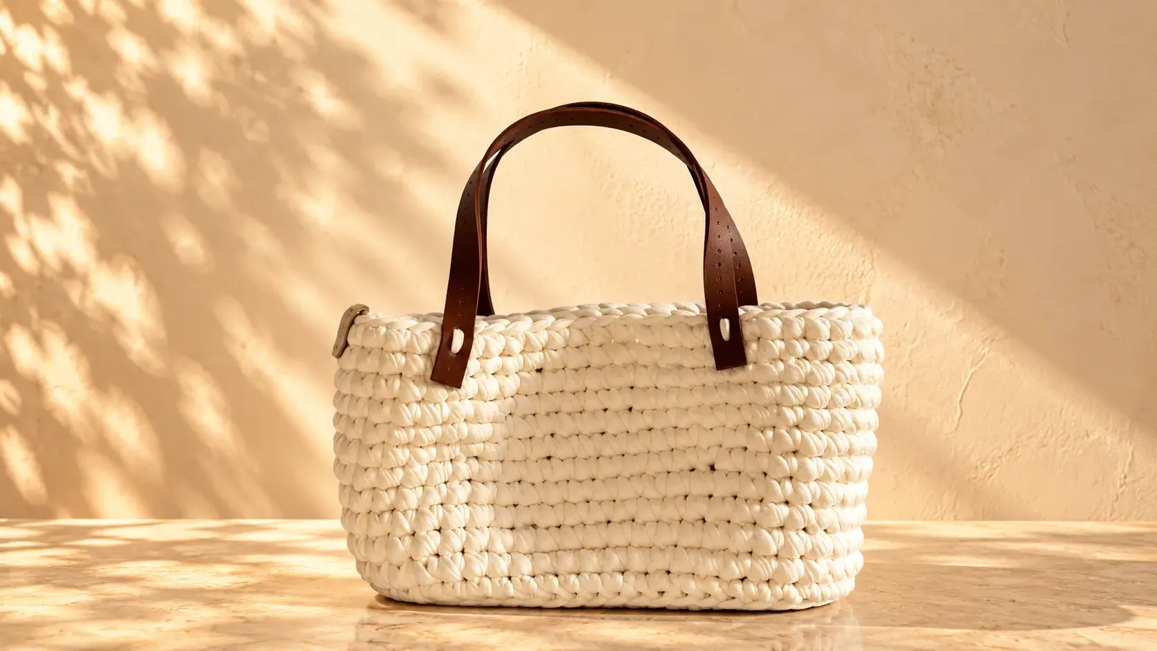 Sac Lola en crochet, couleur coton
